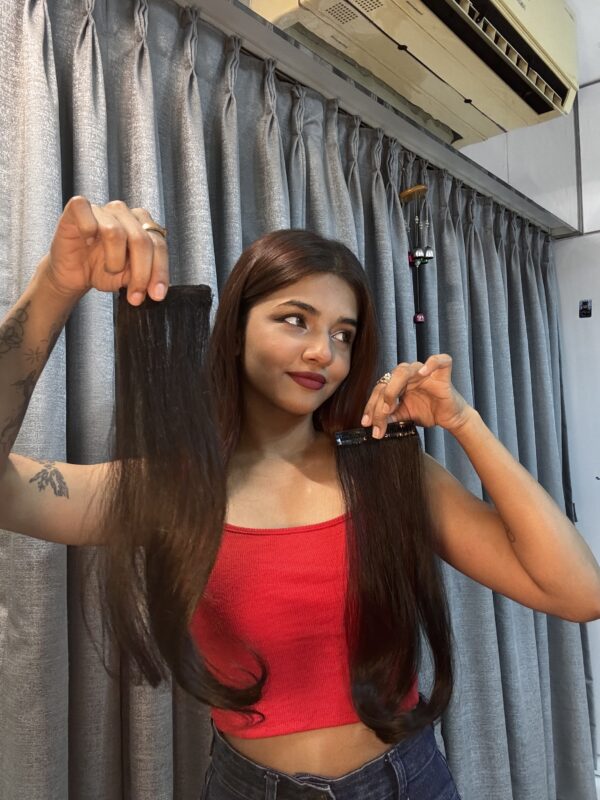 Clip-In | 100% Human Hair Extension | Side Patch